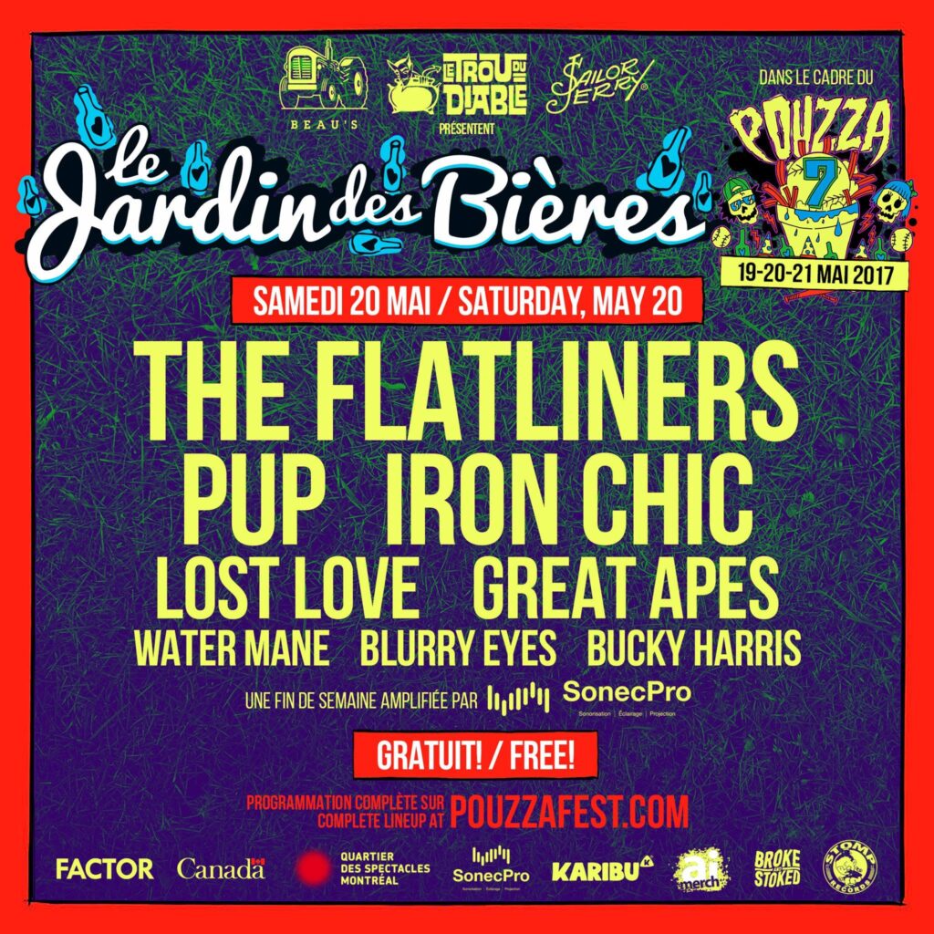 THE FLATLINERS PUP IRON CHIC LOST LOVE GREAT APES WATER MANE BLURRY EYES BUCKY HARRIS