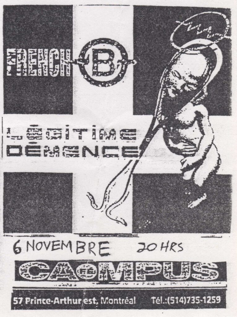 FRENCH B LÉGITIME DÉMENCE