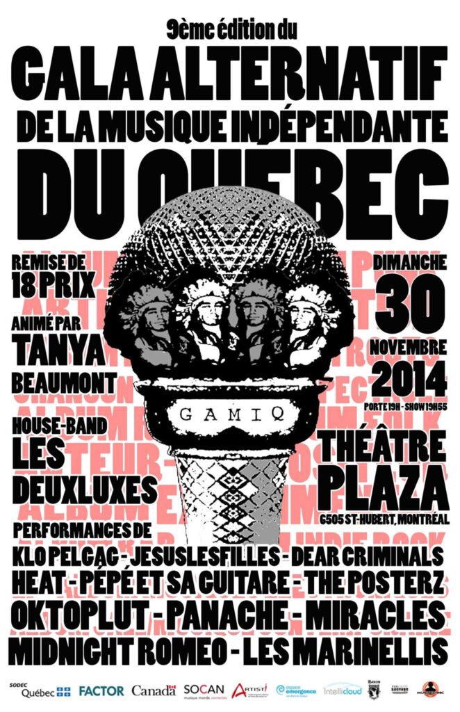 TANYA BEAUMONT KLO PELGAG JESUS LES FILLES DEAR CRIMINALS HEAT PÉPÉ ET SA GUITARE THE POSTERZ OKTOPLUT PANACHE MIRACLES MIDNIGHT ROMEO LES MARINELLIS GAMIQ
