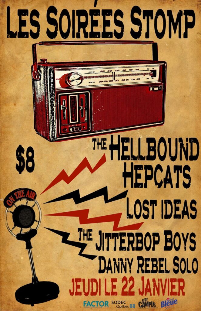 THE HELLBOUND HEPCATS LOST IDEAS THE JITTERBOP BOYS DANNY REBEL SOLO