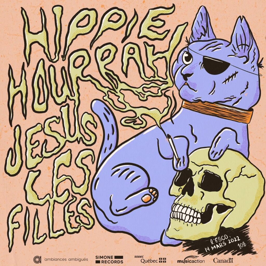 HIPPIE HOURRAH JESUS LES FILLES
