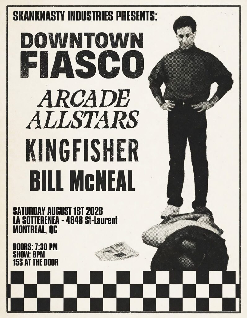 DOWNTOWN FIASCO ARCADE ALLSTARS KINGFISHER BILL MCNEAL