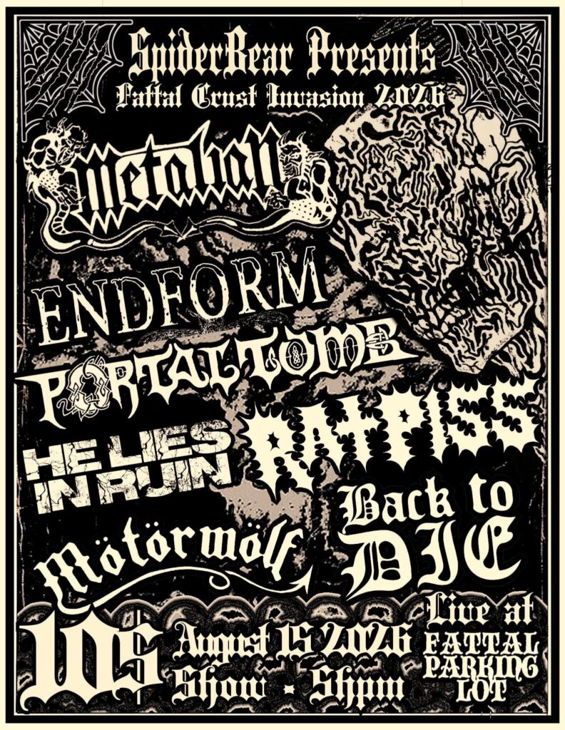 METALIAN ENDFORM PORTAL TOMB HE LIES IN RUINS RATPISS MOTORWOLF BACK TO DIE