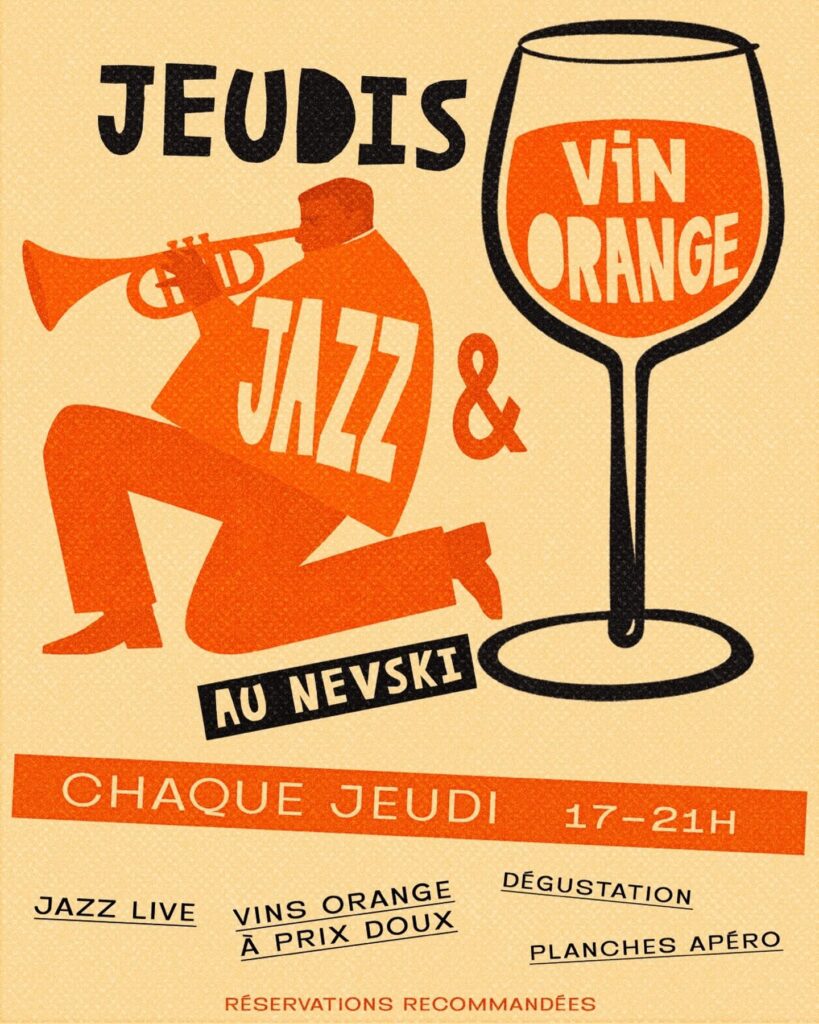 JEUDIS JAZZ & VIN ORANGE