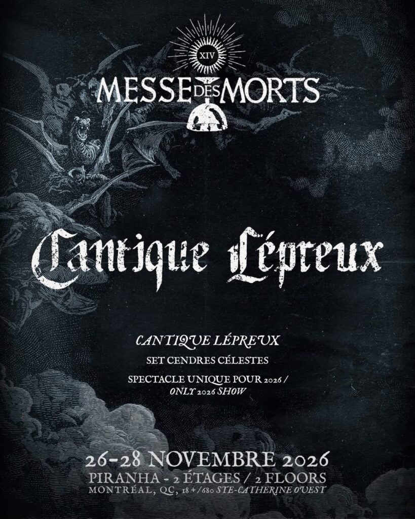 CANTIQUE LÉPREUX