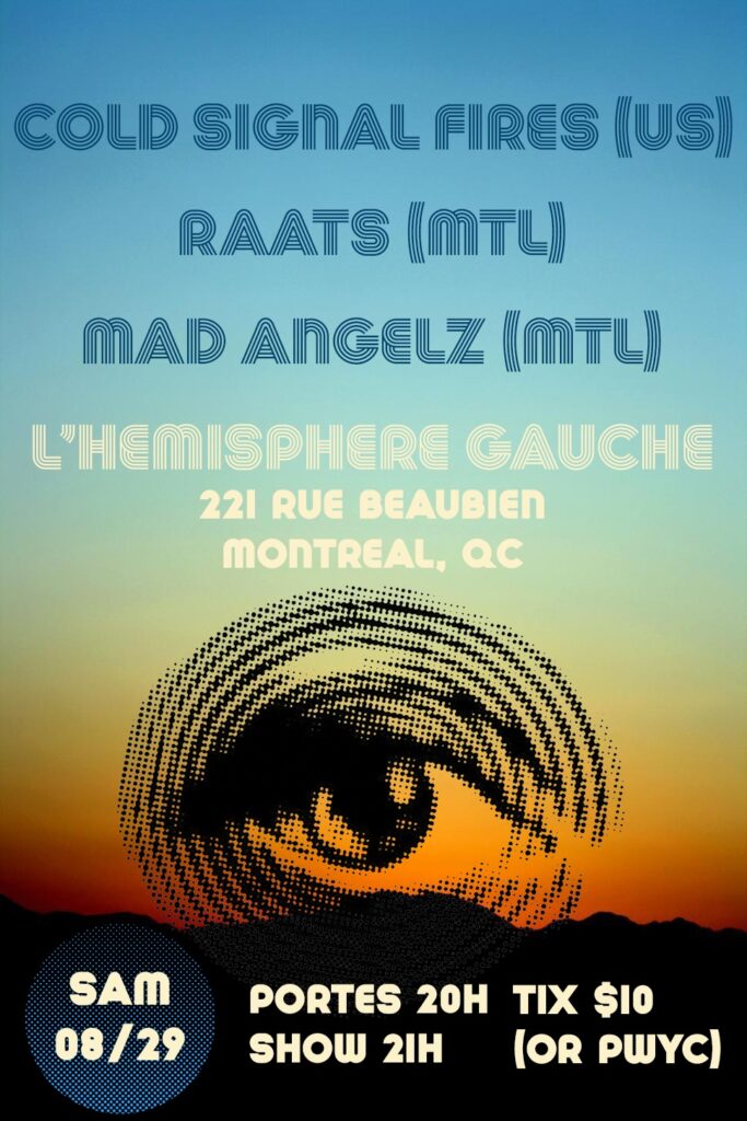 COLD SIGNAL FIRES RAATS MAD ANGELZ