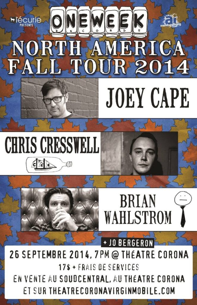 JOEY CAPE CHRIS CRESSWELL BRIAN WAHLSTROM JO BERGERON
