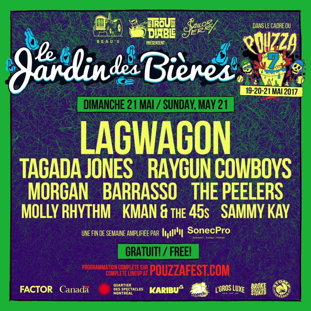 LAGWAGON TAGADA JONES RAYGUN COWBOYS MORGAN BARRASSO THE PEELERS MOLLY RHYTHM KMAN & THE 45S SAMMY KAY