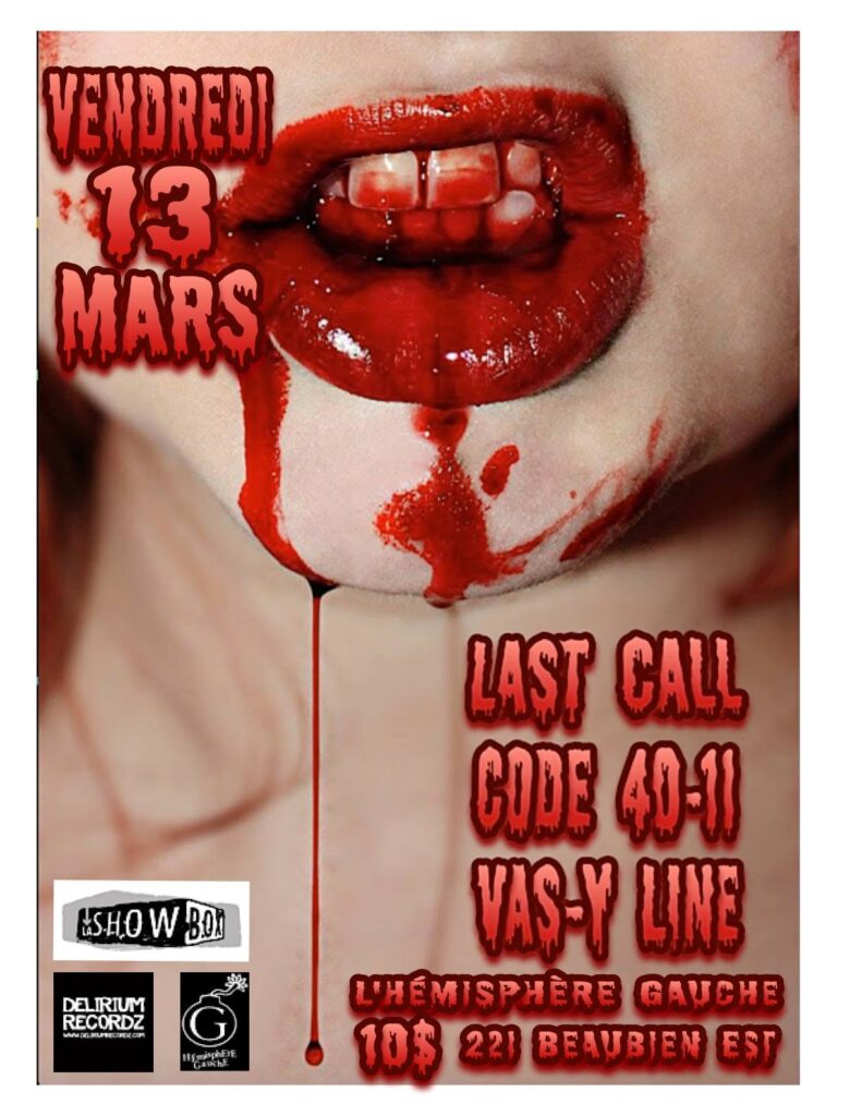 LAST CALL CODE 4011 VAS-Y LINE