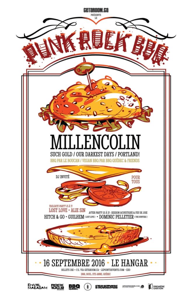 MILLENCOLIN SUCH GOLD OUR DARKEST DAYS PORTLAND! LOST LOVE ALLIE SIN HITCH & GO GUILHEM DOMINIC PELLETIER