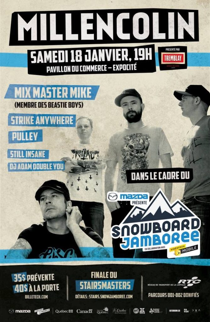 MILLENCOLIN MIX MASTER MIKE STRIKE ANYWHERE PULLEY STILL INSANE DJ ADAM DOUBLE YOU