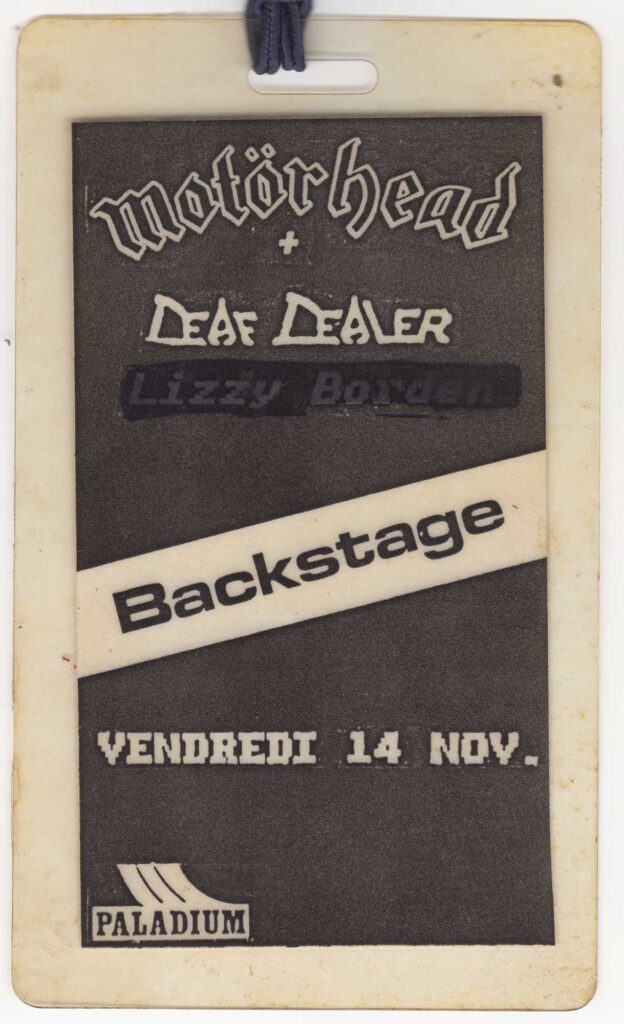 MOTORHEAD DEAF DEALER LIZZY BORDEN