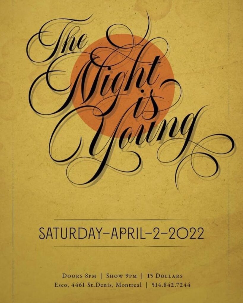 THE NIGHT IS YOUNG