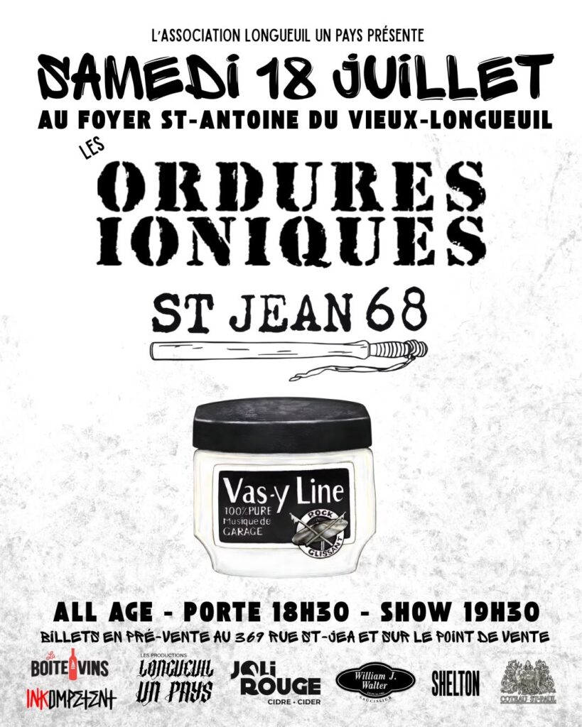LES ORDURES IONIQUES ST-JEAN 68 VAS-Y LINE