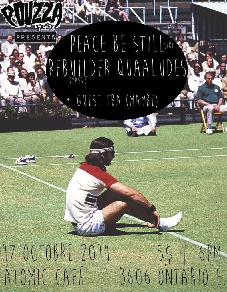PEACE BE STILL REBUILDER QUAALUDES