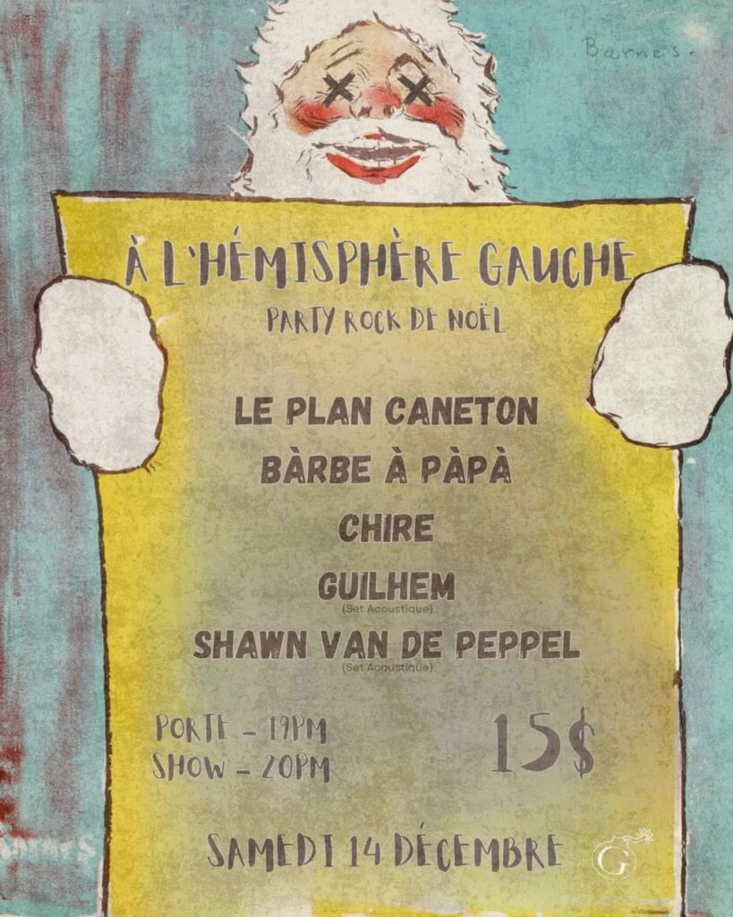 LE PLAN CANETON BARBE À PAPA CHIRE GUILHEM SHAWN VAN DE PEPPEL