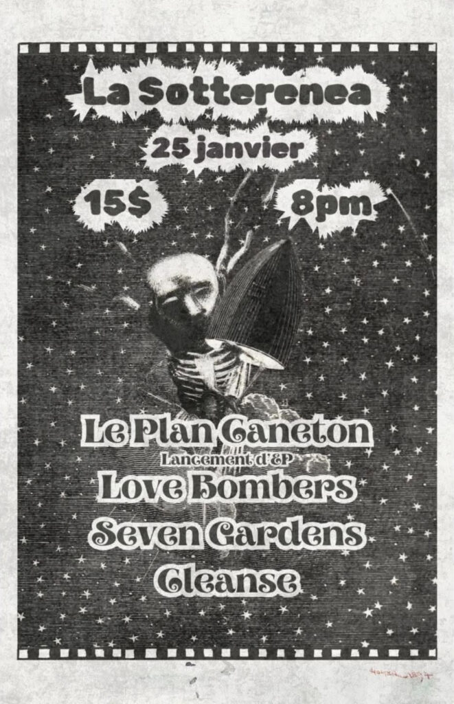 LE PLAN CANETON LOVE BOMBERS SEVEN GARDENS CLEANSE