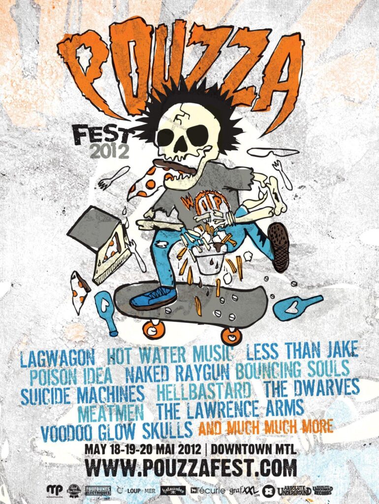 LAGWAGON HOT WATER MUSIC LESS THAN JAKE POISON IDEA NAKED RAYGUN BOUNCING SOULS SUICIDE MACHINES HELLBASTARD THE DWARVES MEATMEN THE LAWRENCE ARMS VOODOO GLOW SKULLS POUZZA