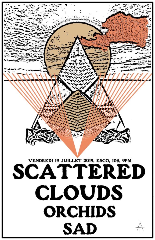 SCATTERED CLOUDS ORCHIDS SAD