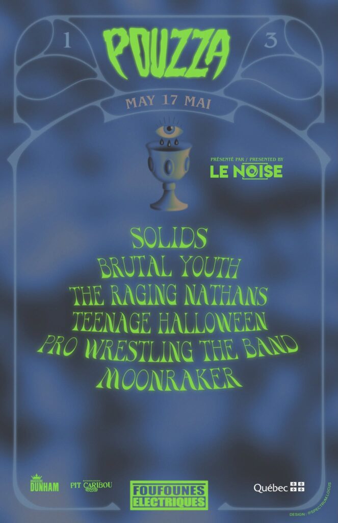 SOLIDS BRUTAL YOUTH THE RAGING NATHANS TEENAGE HALLOWEEN PRO WRESTLING THE BAND MOONRAKER