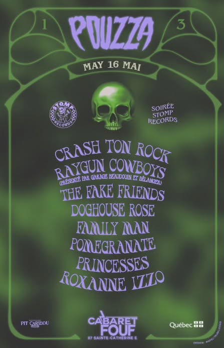 CRASH TON ROCK RAYGUN COWBOYS THE RARE FRIENDS DOGHOUSE ROSE FAMILY MAN POMEGRANATE PRINCESSES ROXANNE IZZO