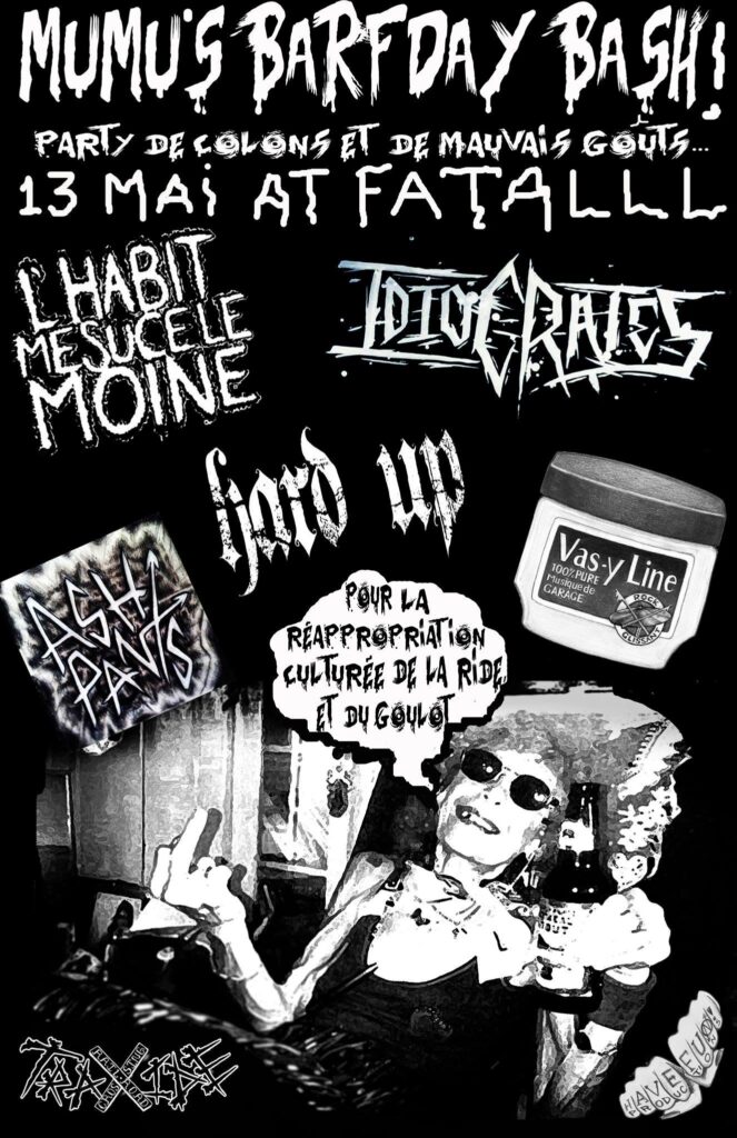 L&rsquo;HABIT ME SUCE LE MOINE IDIOCRATES HARD UP VAS-Y LINE ASH PANTS
