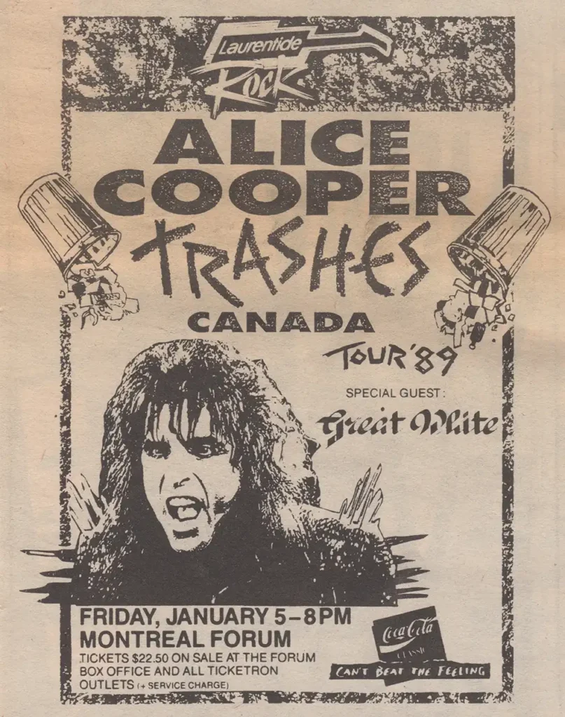 ALICE COOPER GREAT WHITE