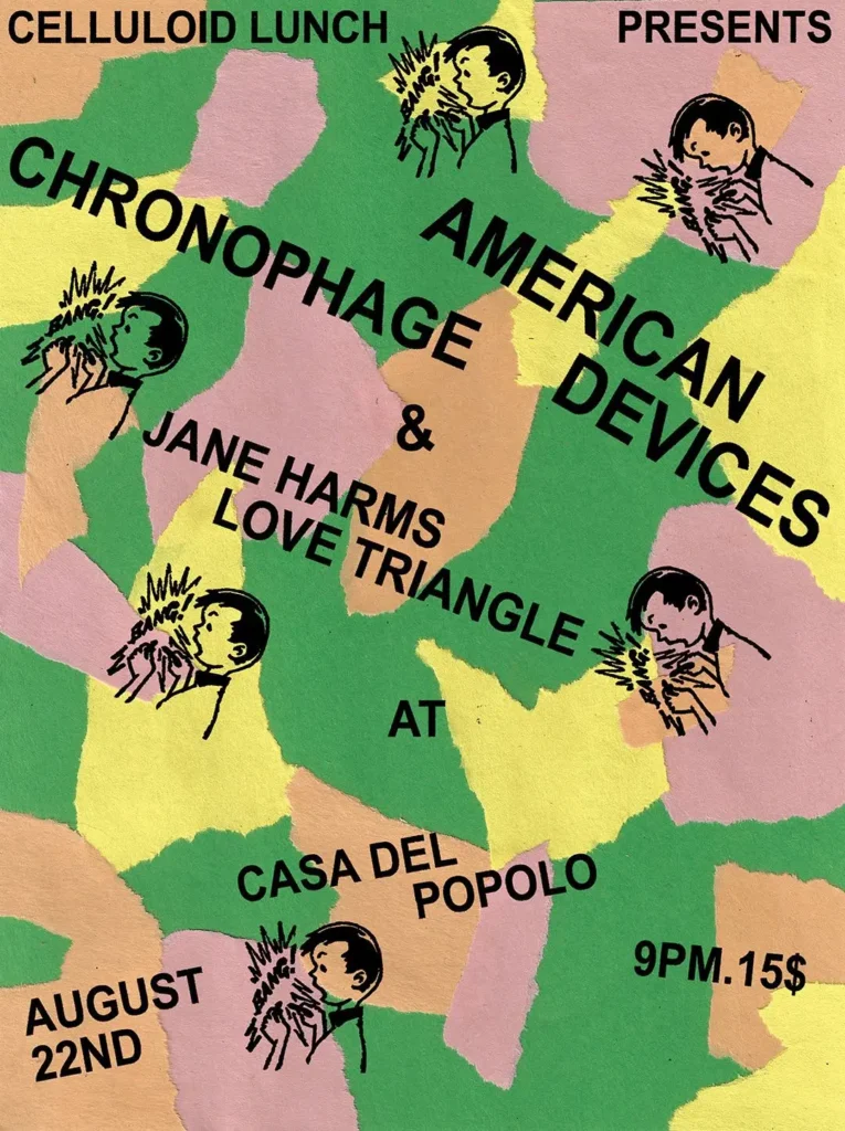 CHRONOPHAGE THE AMERICAN DEVICES JANE HARMS LOVE TRIANGLE