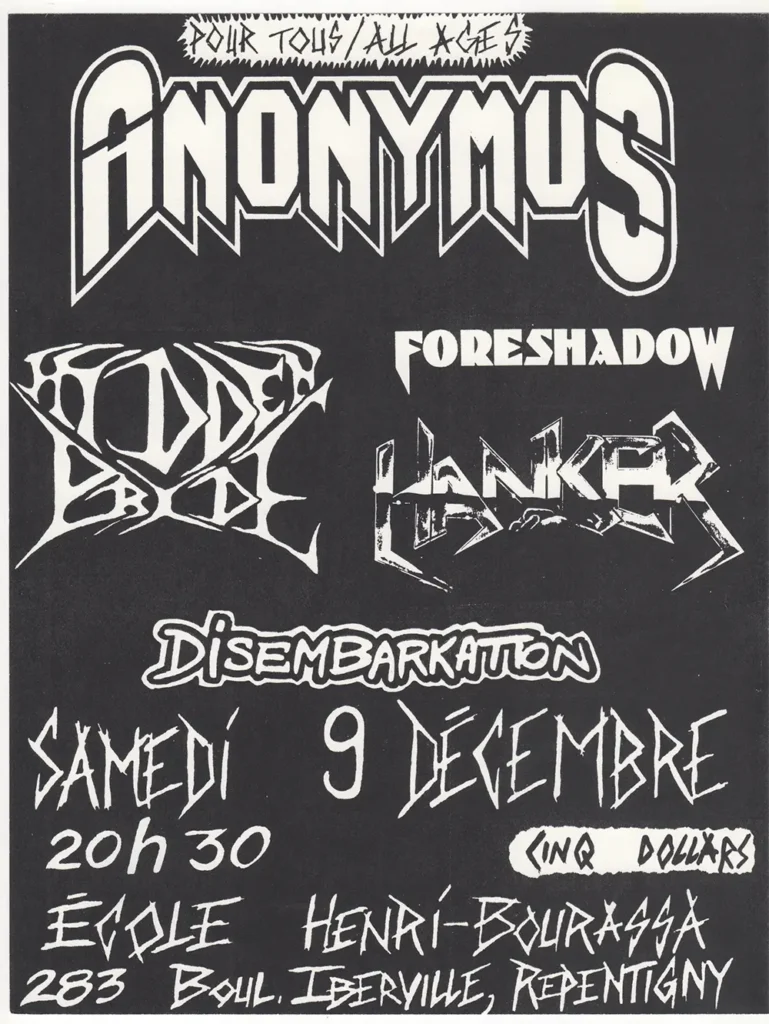 ANONYMUS HIDDEN PRIDE FORESHADOW HANKER DISEMBARKATION