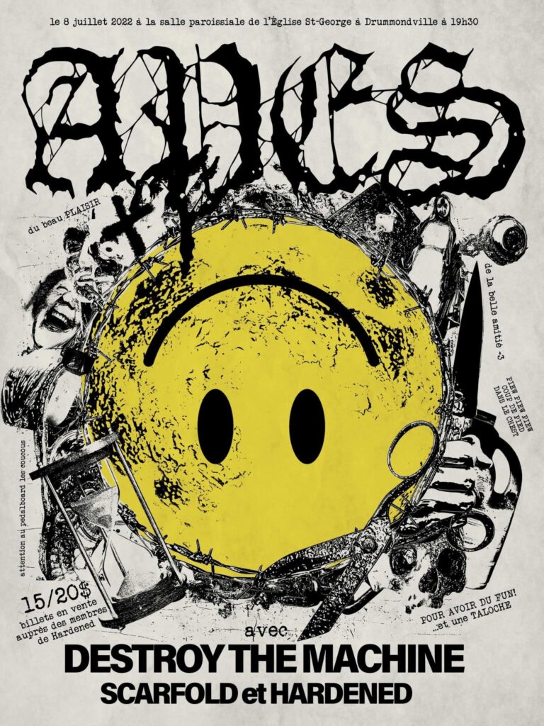 APES DESTROY THE MACHINE SCARFOLD HARDENED