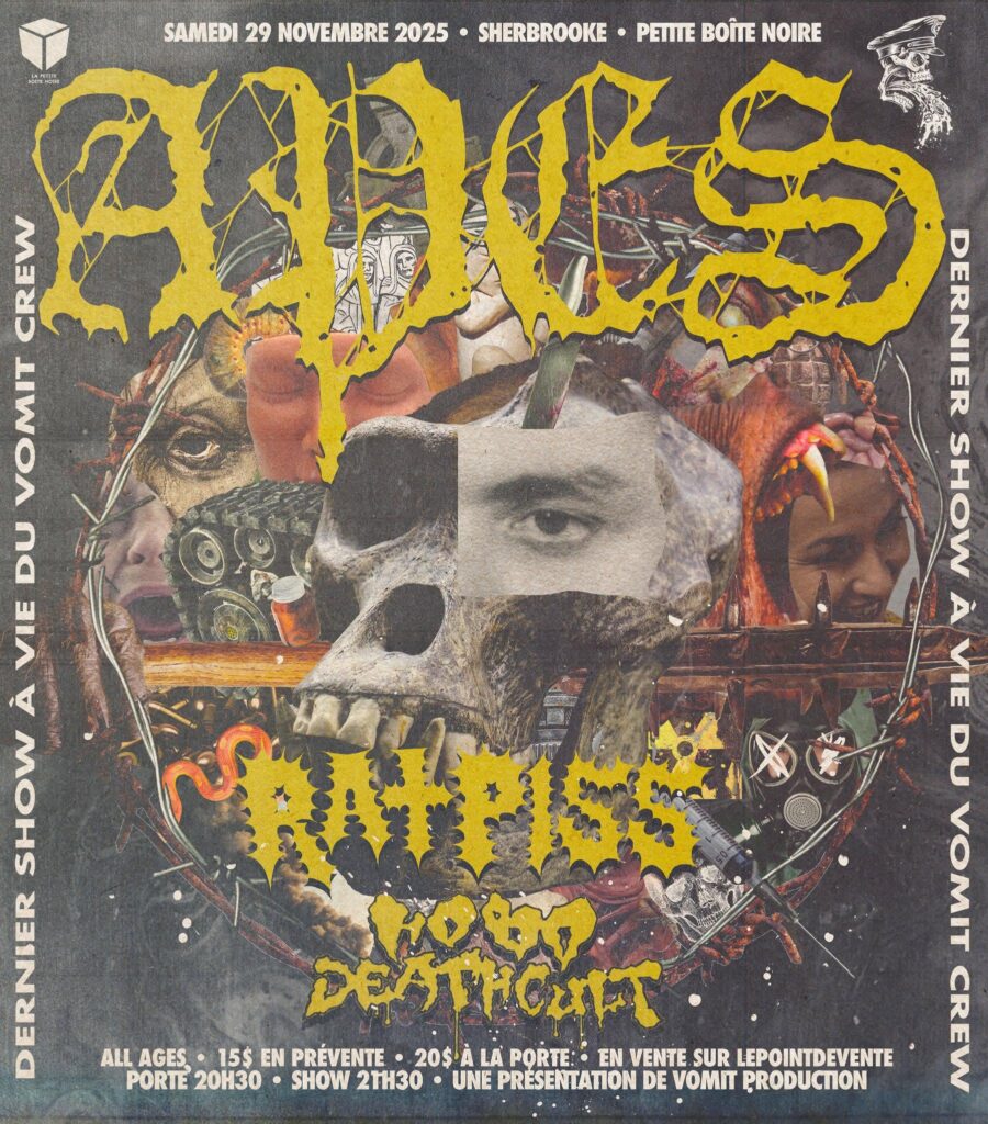 APES RAT PISS HOBO DEATH CULT
