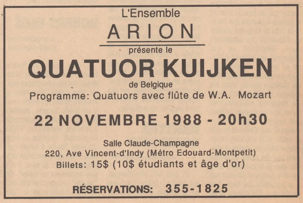 ARION QUATUOR KUIJKEN