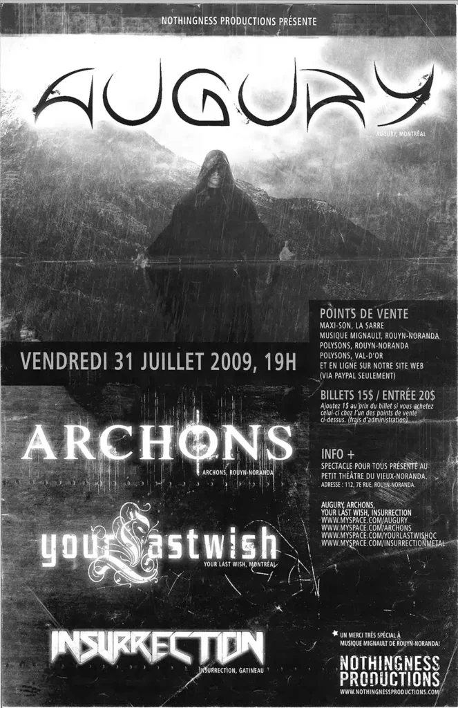 AUGURY ARCHONS YOUR LAST WISH INSURRECTION