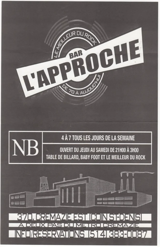 BAR L&rsquo;APPROCHE