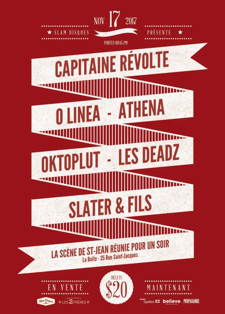 CAPITAINE RÉVOLTE O LINEA ATHENA OKTOPLUT LES DEADZ SLATER & FILS