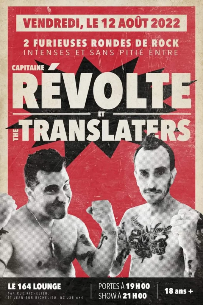 CAPITAINE RÉVOLTE THE TRANSLATERS
