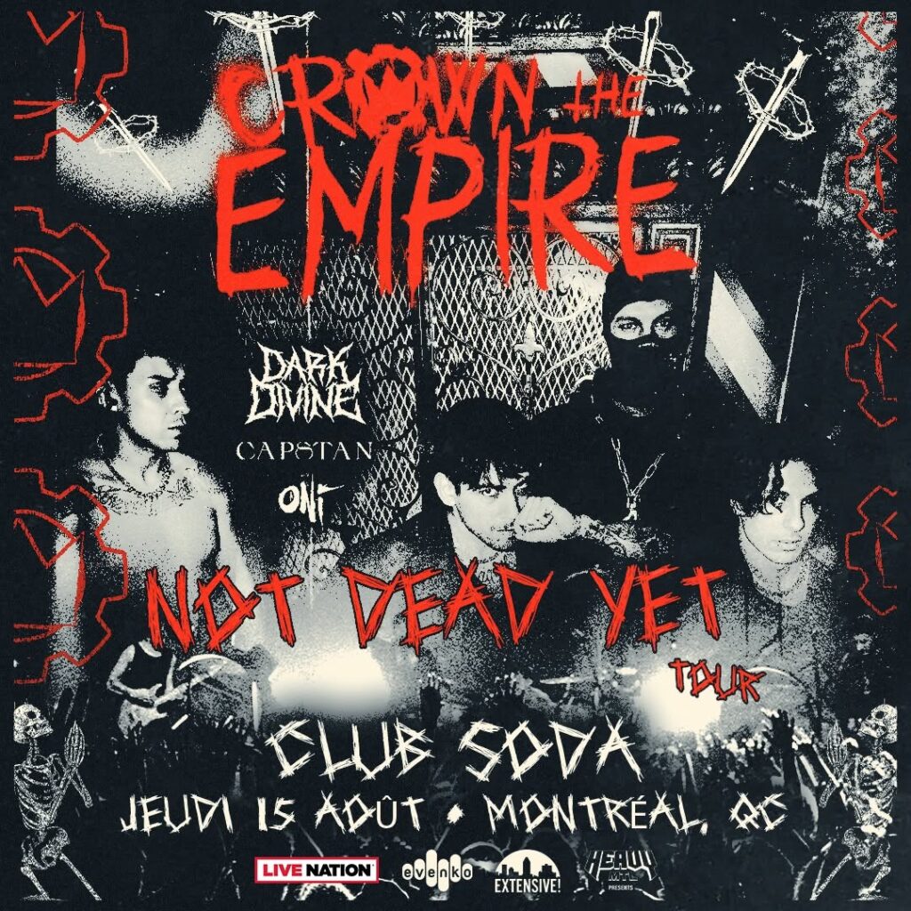 CROWN THE EMPIRE DARK DIVINE CAPSTAN ONI