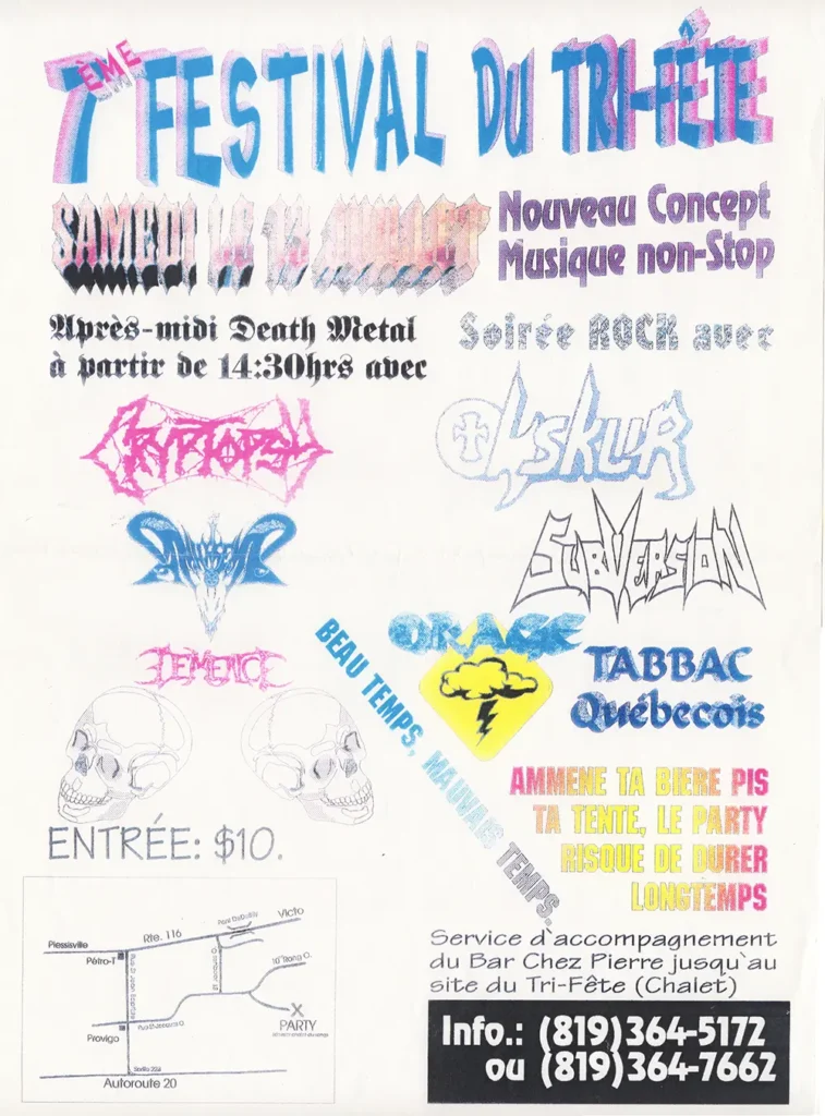 CRYPTOPSY ANHKREHG OBSKUR SUBVERSION DÉMENCE ORAGE