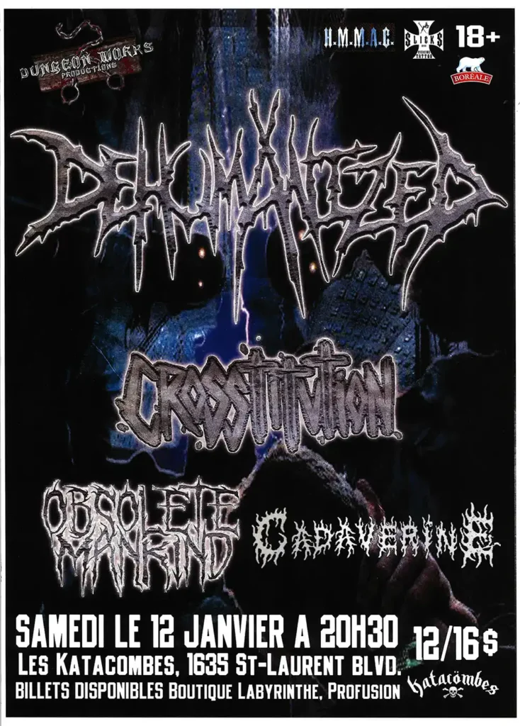 DEHUMANIZED CROSSTITUTION OBSOLETE MANKIND CADAVERINE