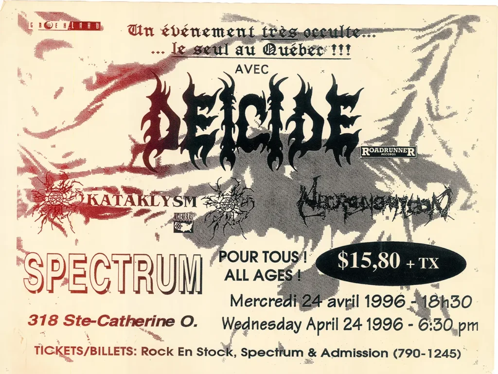 DEICIDE KATAKLYSM NECRONOMICON