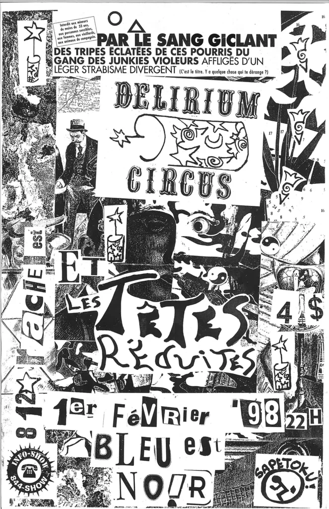 DELIRIUM CIRCUS LES TÊTES RÉDUITES