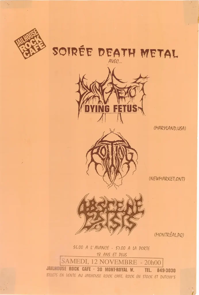 DYING FETUS ROTTING OBSCENE CRISIS