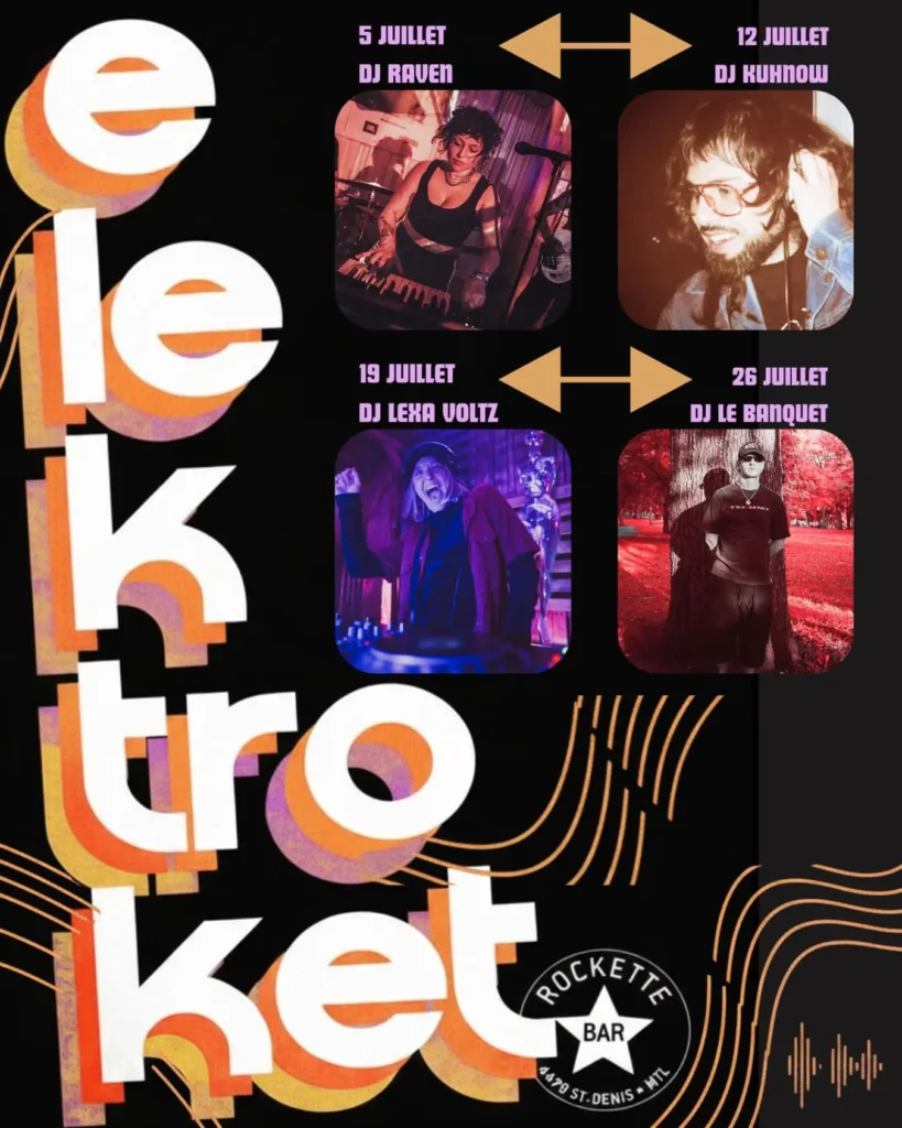 DJ RAVEN DJ KUHNOU DJ LEXA VOLTZ DJ LE BANQUET