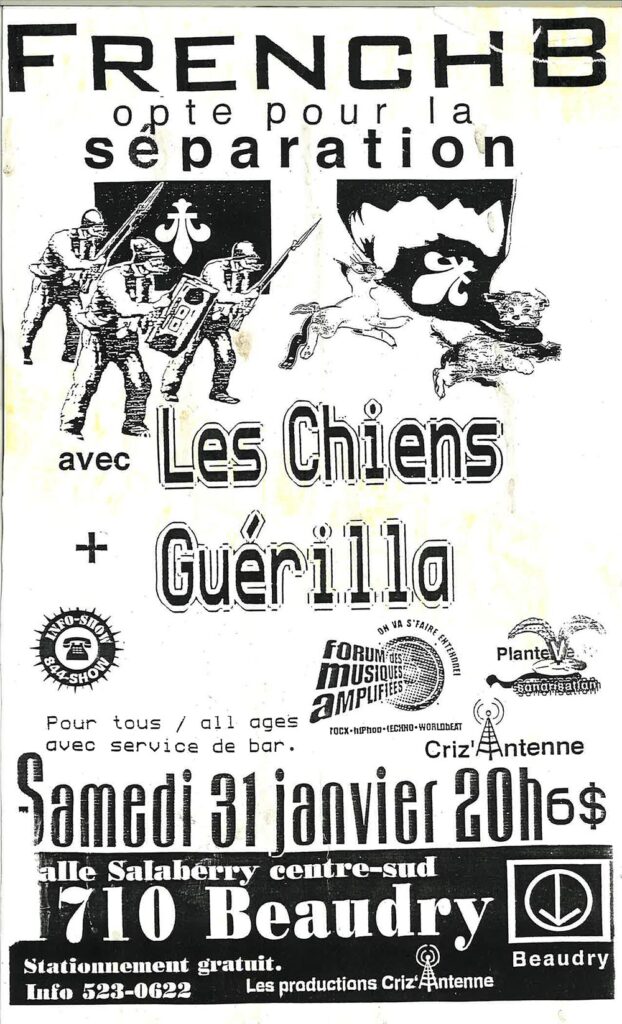 FRENCH B LES CHIENS GUERILLA