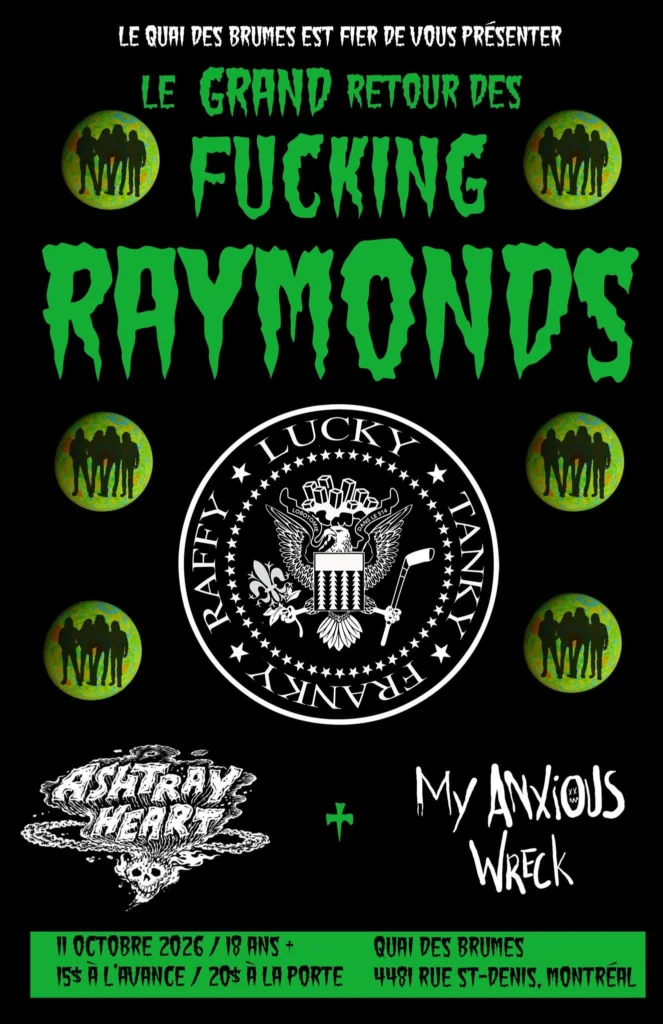 LES FUCKING RAYMONDS ASHTRAY HEART MY ANXIOUS WRECK