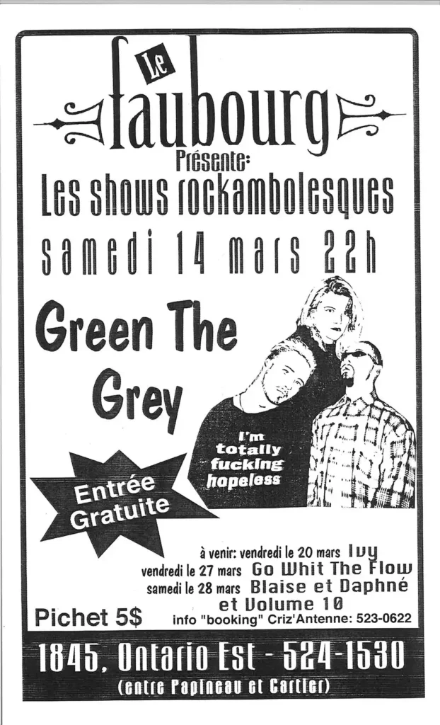 GREEN THE GREY IVY GO WHIT THE FLOW BLAISE ET DAPHNÉ VOLUME 10