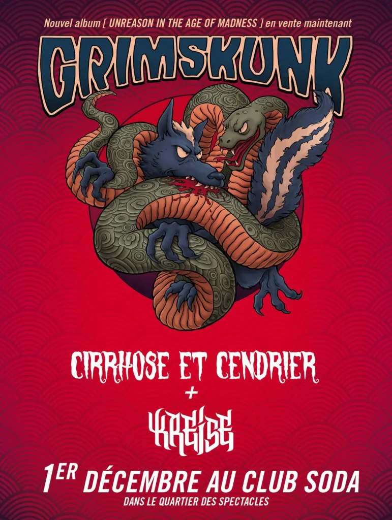 GRIM SKUNK CIRRHOSE ET CENDRIER KREISE