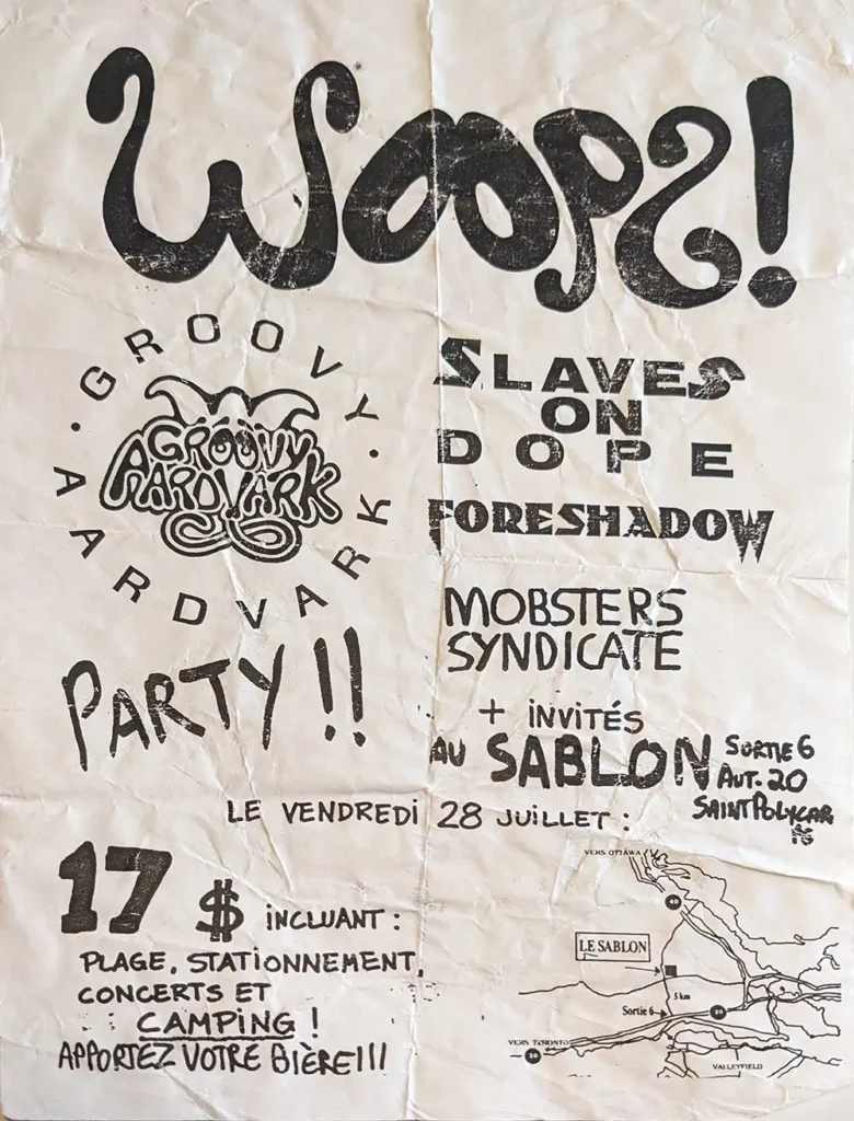 GROOVY AARDVARK SLAVES ON DOPE FORESHADOW MOBSTERS SYNDICATE