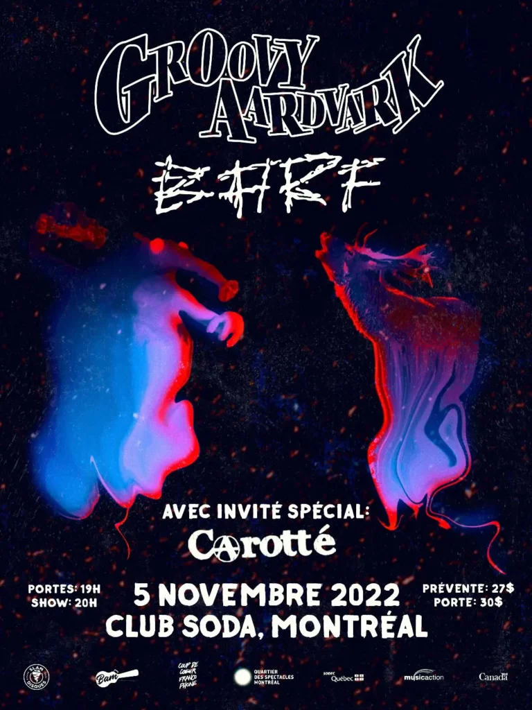 GROOVY AARDVARK BARF CAROTTÉ