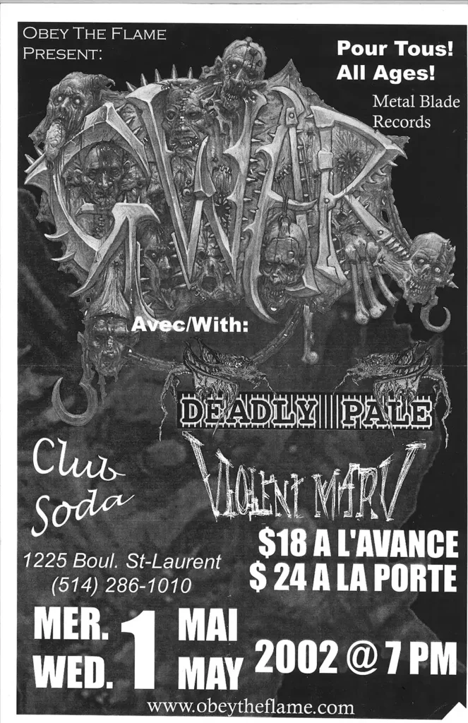 GWAR DEADLY PALE VIOLENT MARY